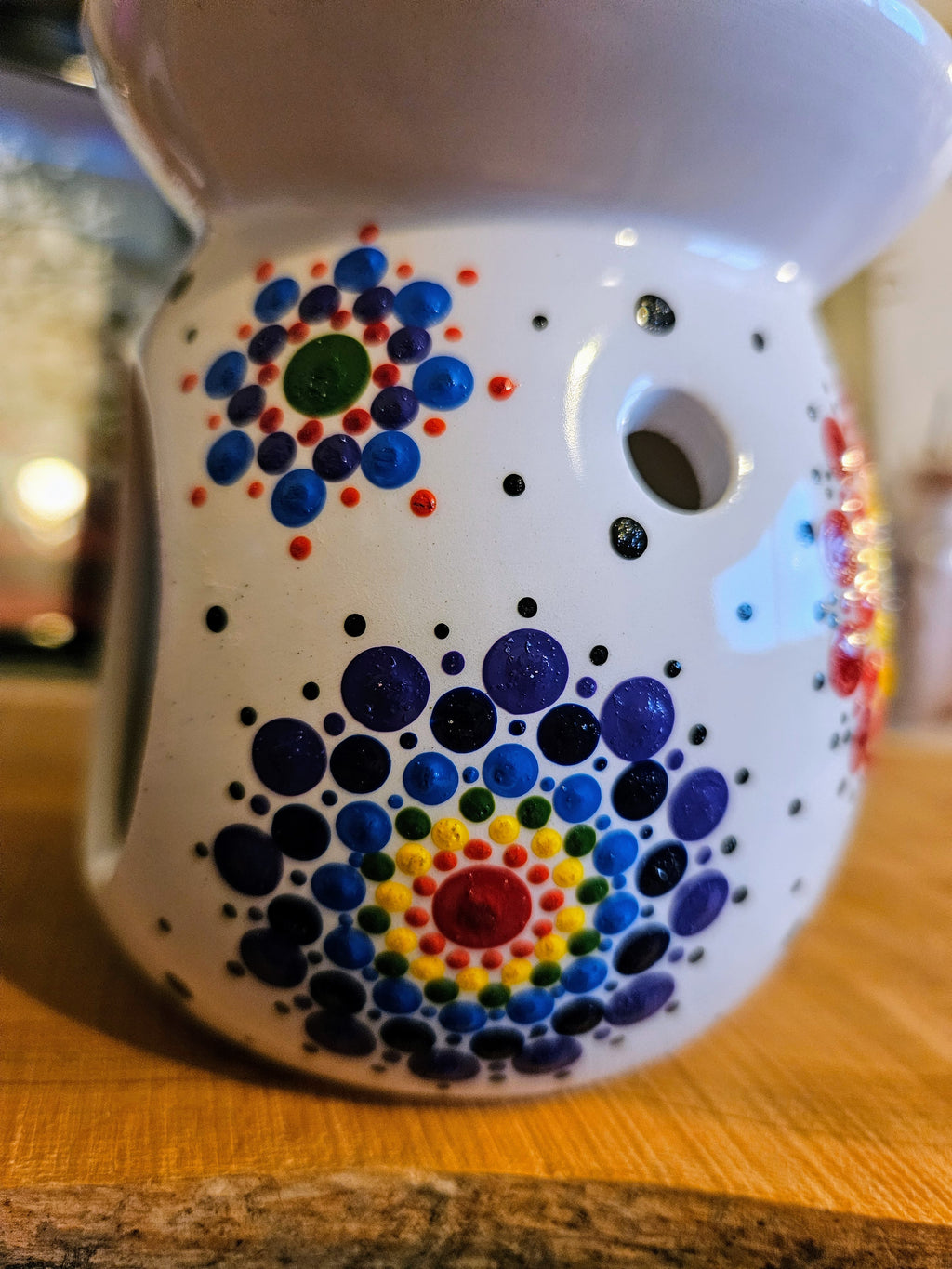 Handpainted Chakra Mandala Oil Burner