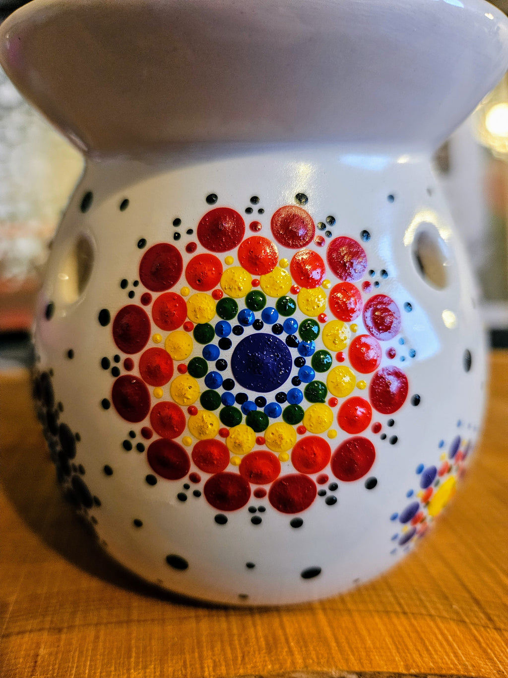 Handpainted Chakra Mandala Oil Burner