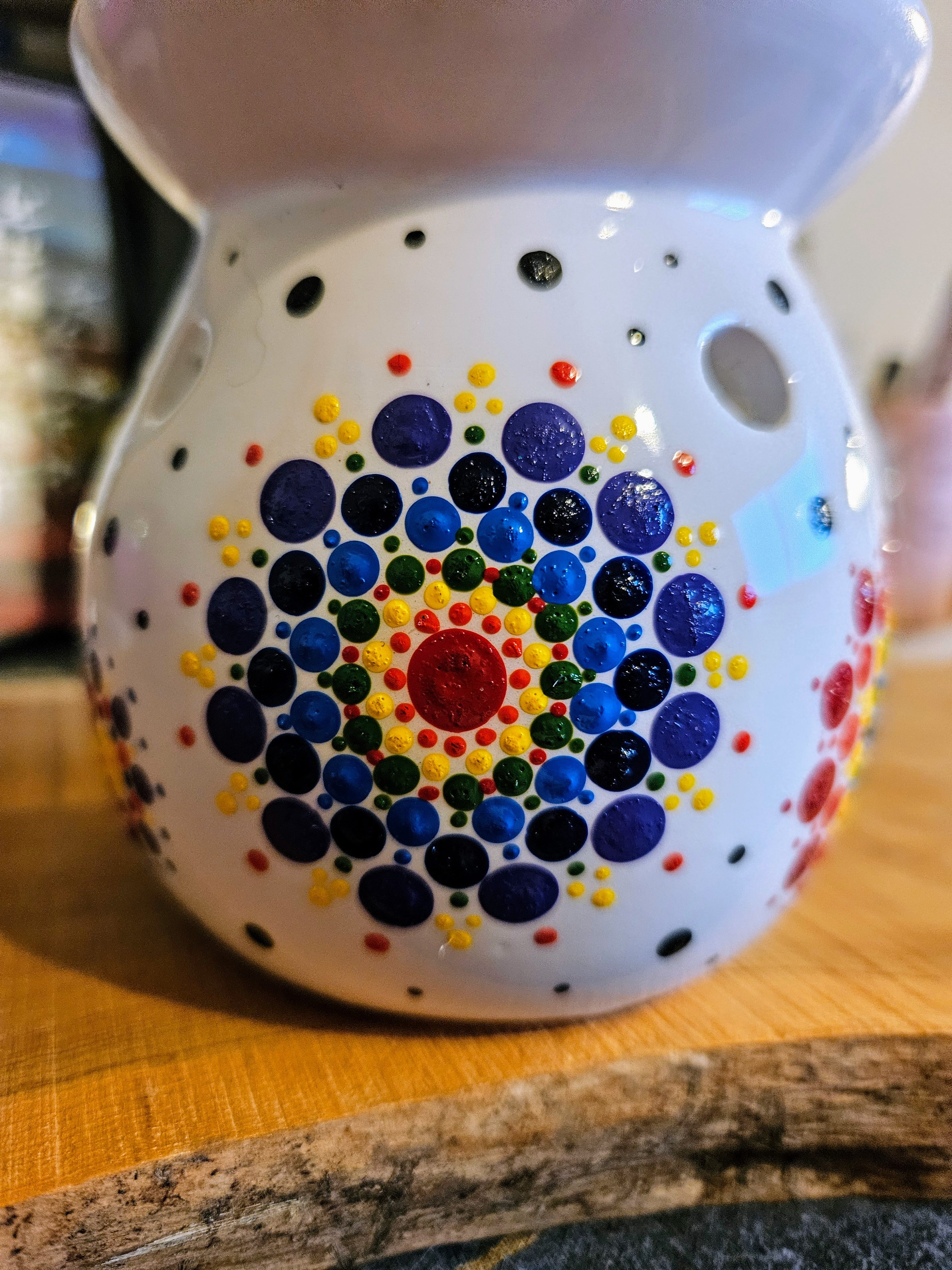 Handpainted Chakra Mandala Oil Burner