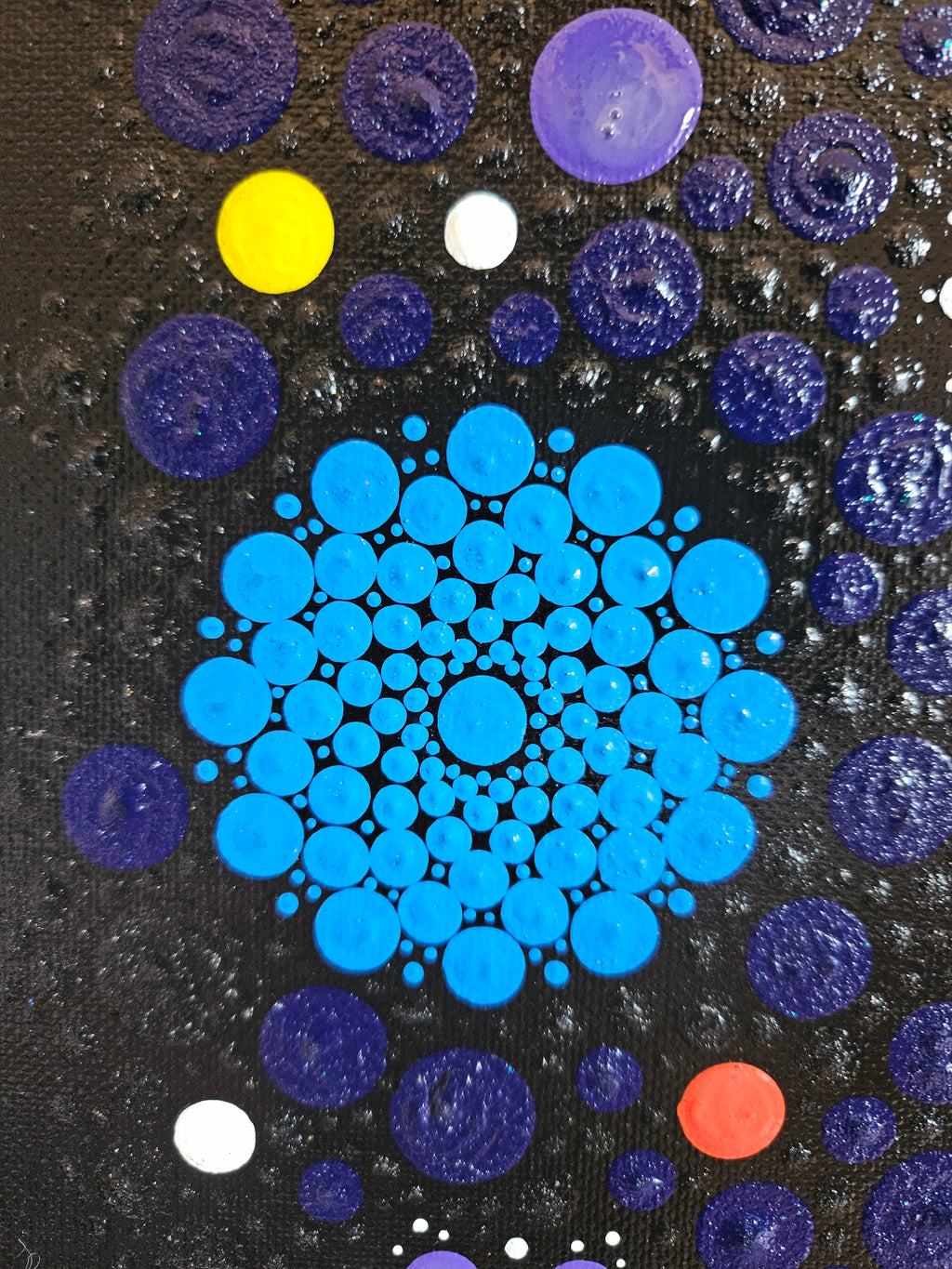 Original Art - Abstract Mandala Art On Canvas