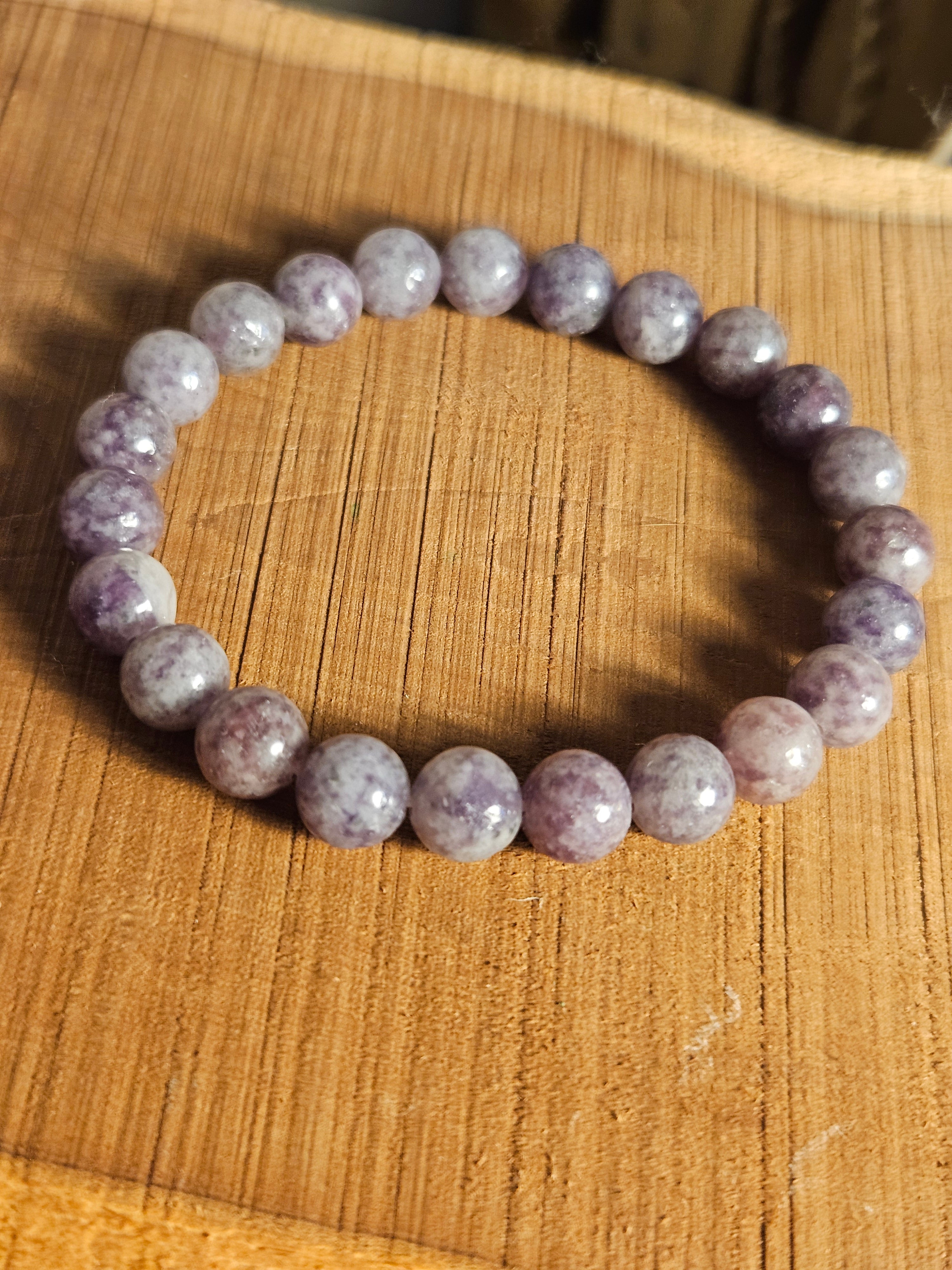 Lepidolite power bracelet