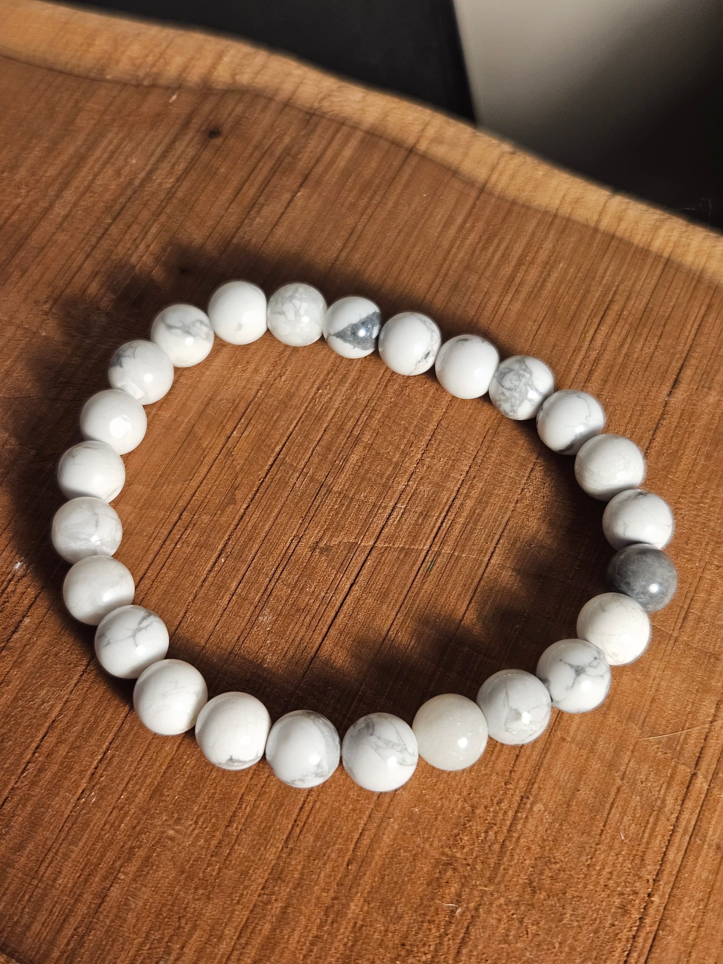 Howlite bracelet