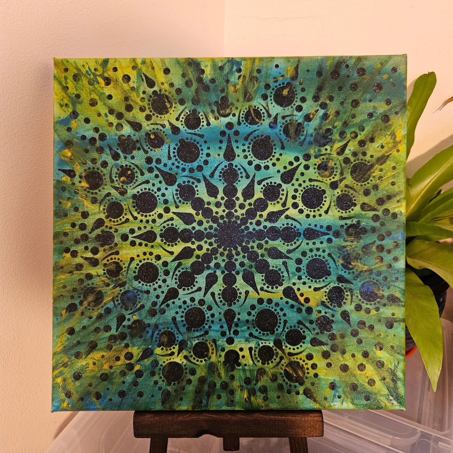 Mandala Art On Canvas