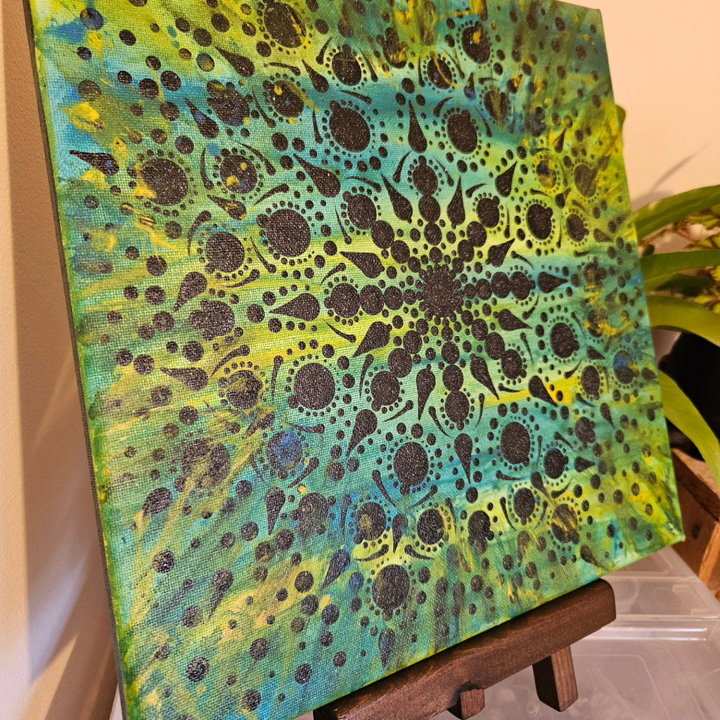 Mandala Art On Canvas