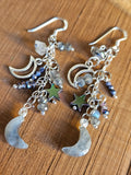 Night Sky Themed Chandelier Earrings