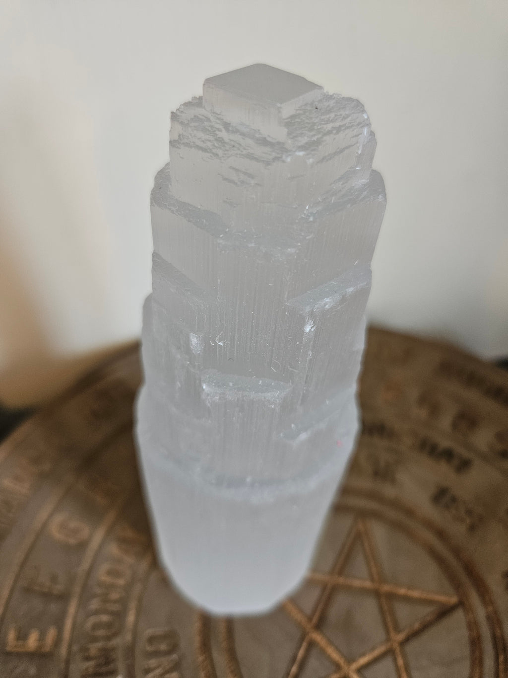 15cm Selenite Tower