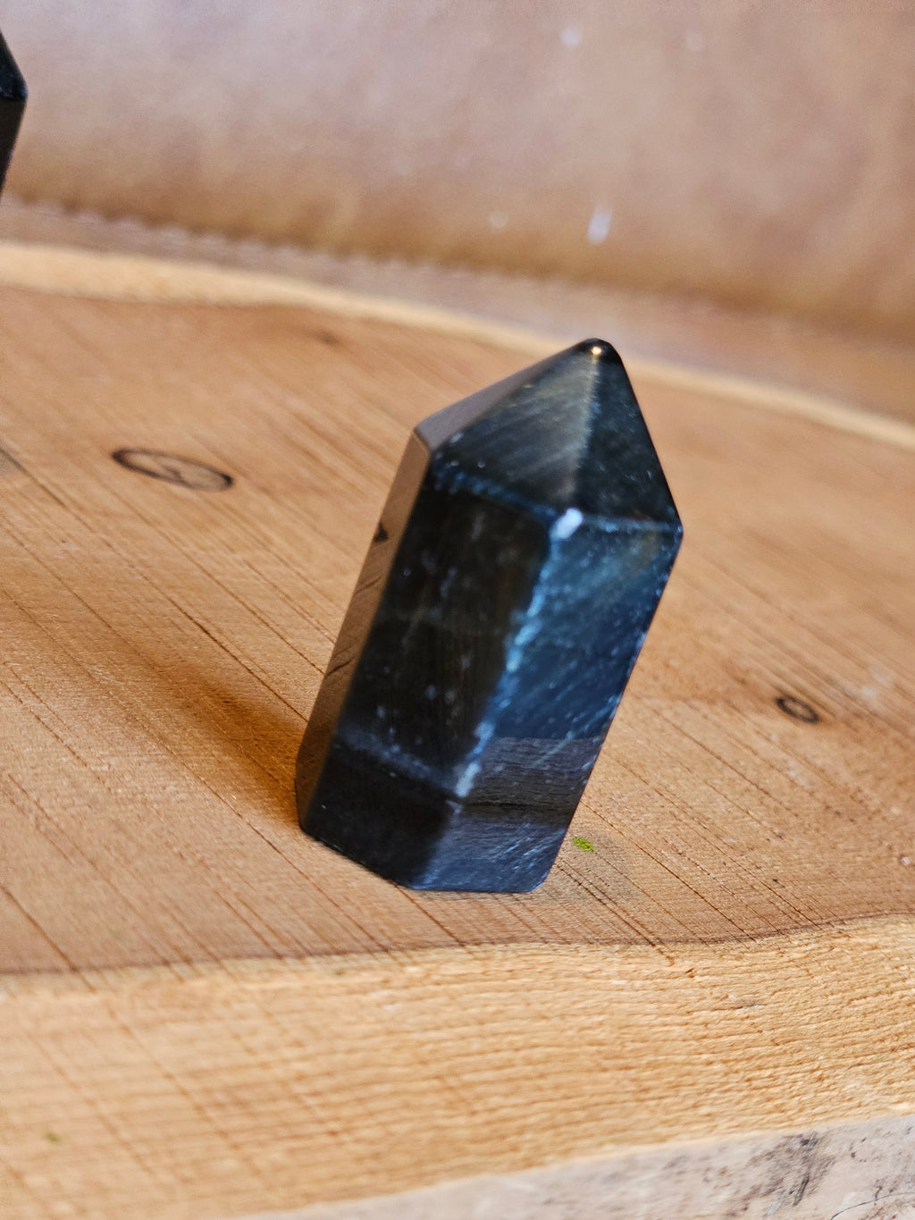 Blue Tigers Eye Standing Point