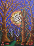 Midnight Magic Mounted Print