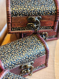 Mini wooden chests
