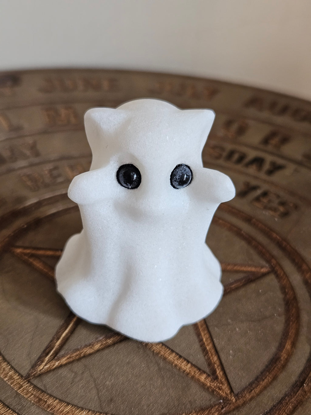 Snow Quartz Ghost Cat