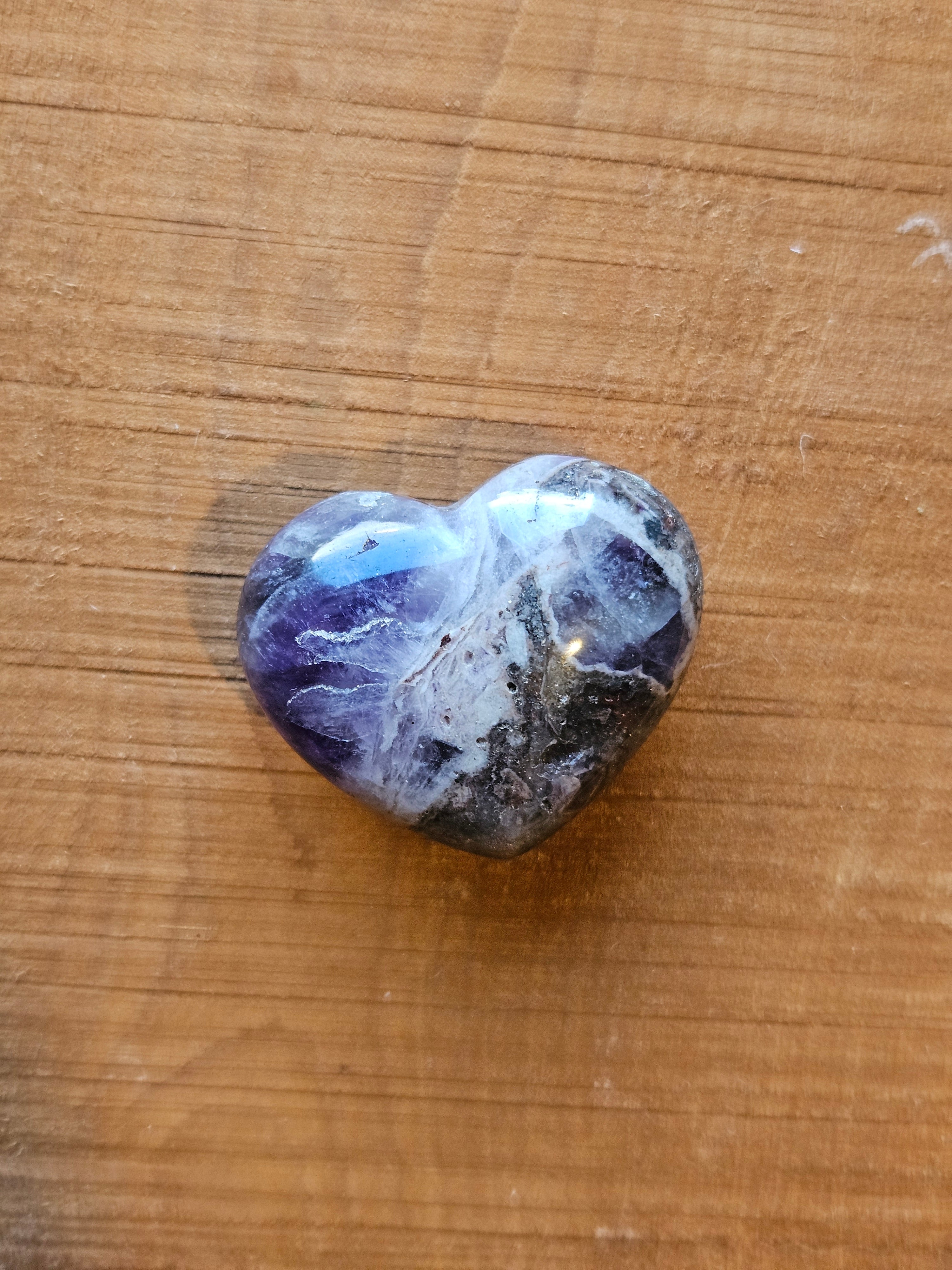 Amethyst heart