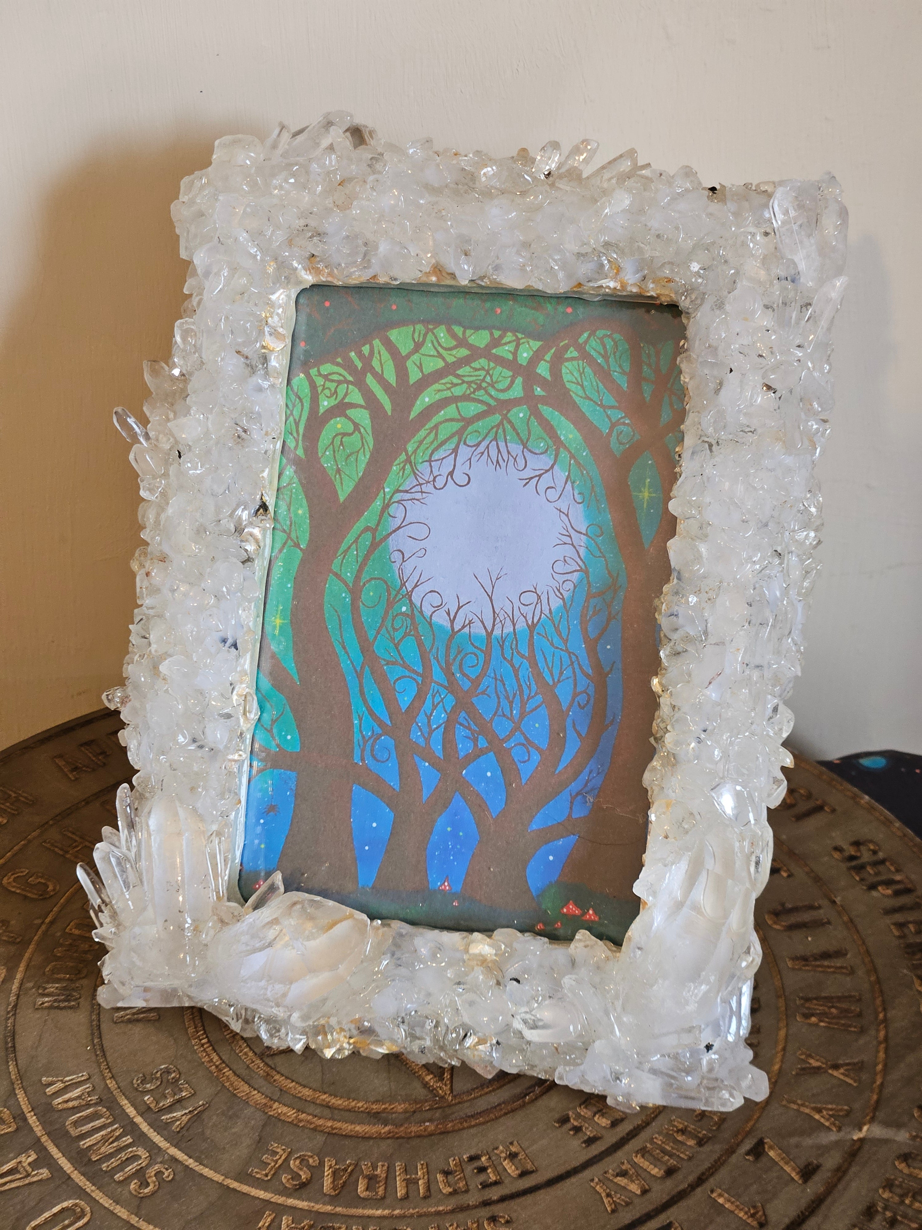 Quartz Crystal Photo Frame