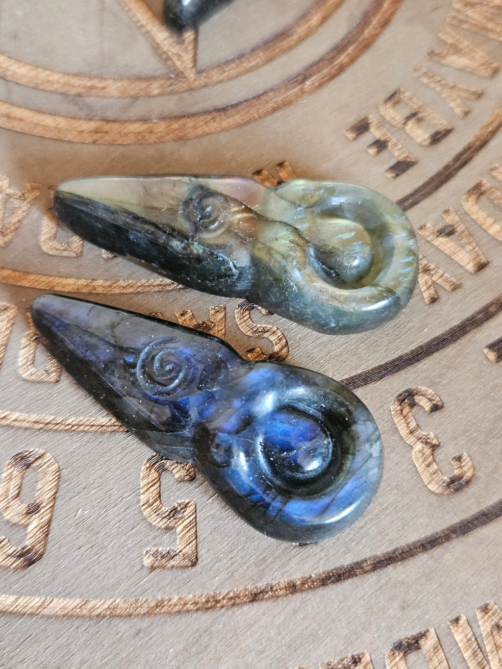 Labradorite Goddess Carving