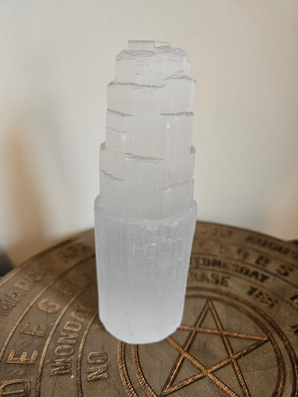 15cm Selenite Tower