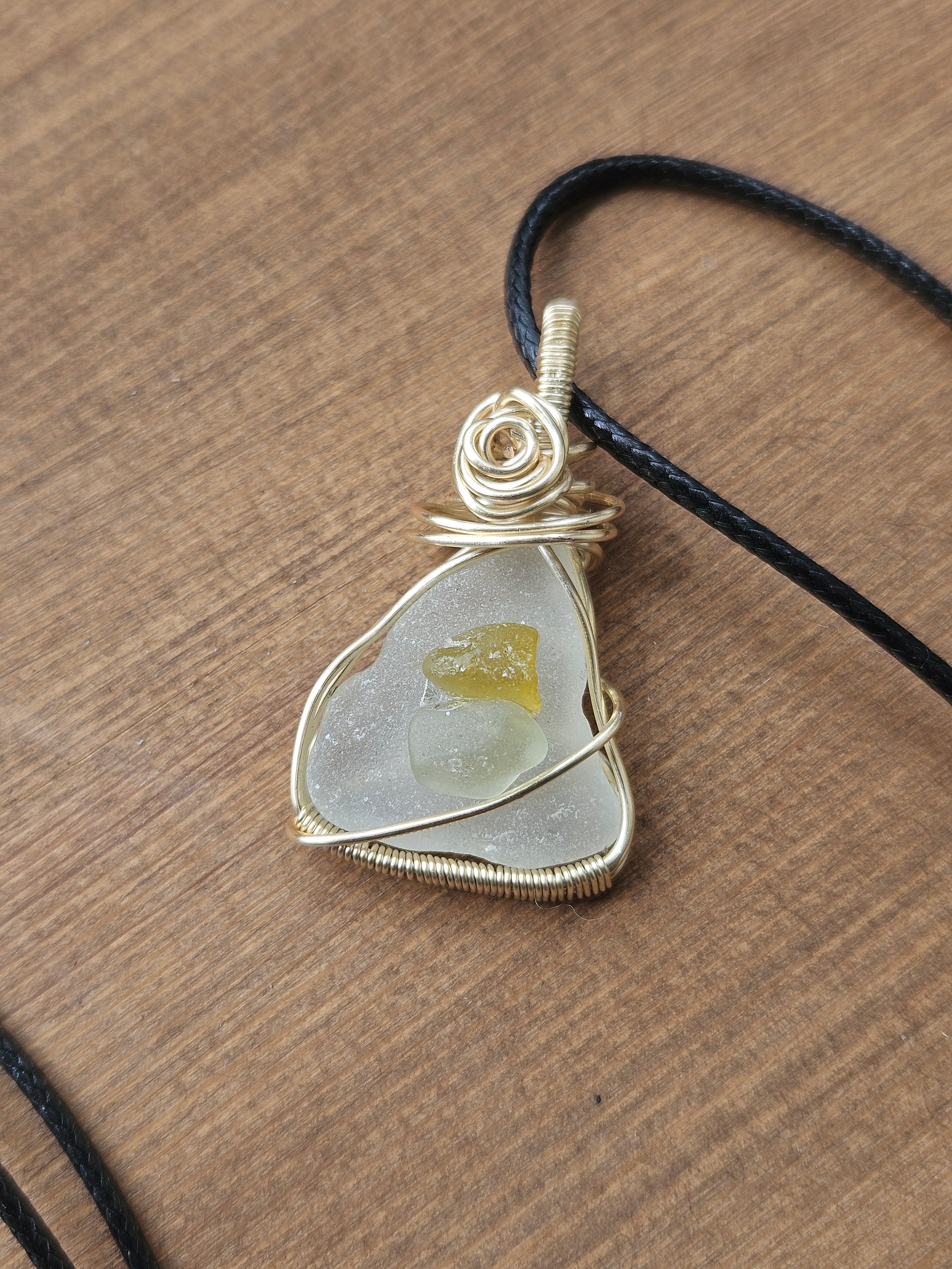 Sea Glass Pendant Necklace