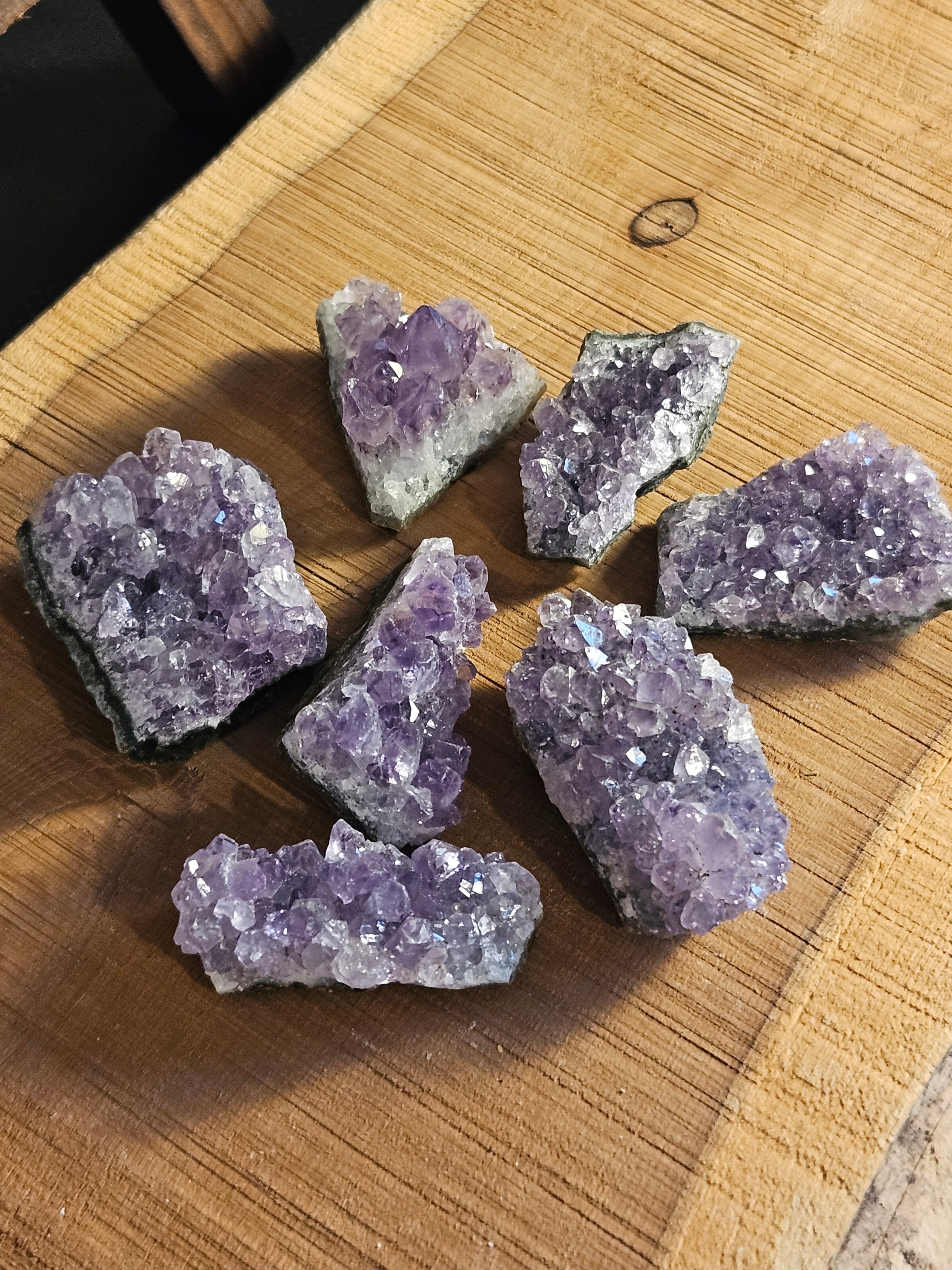 Purple Amethyst clusters