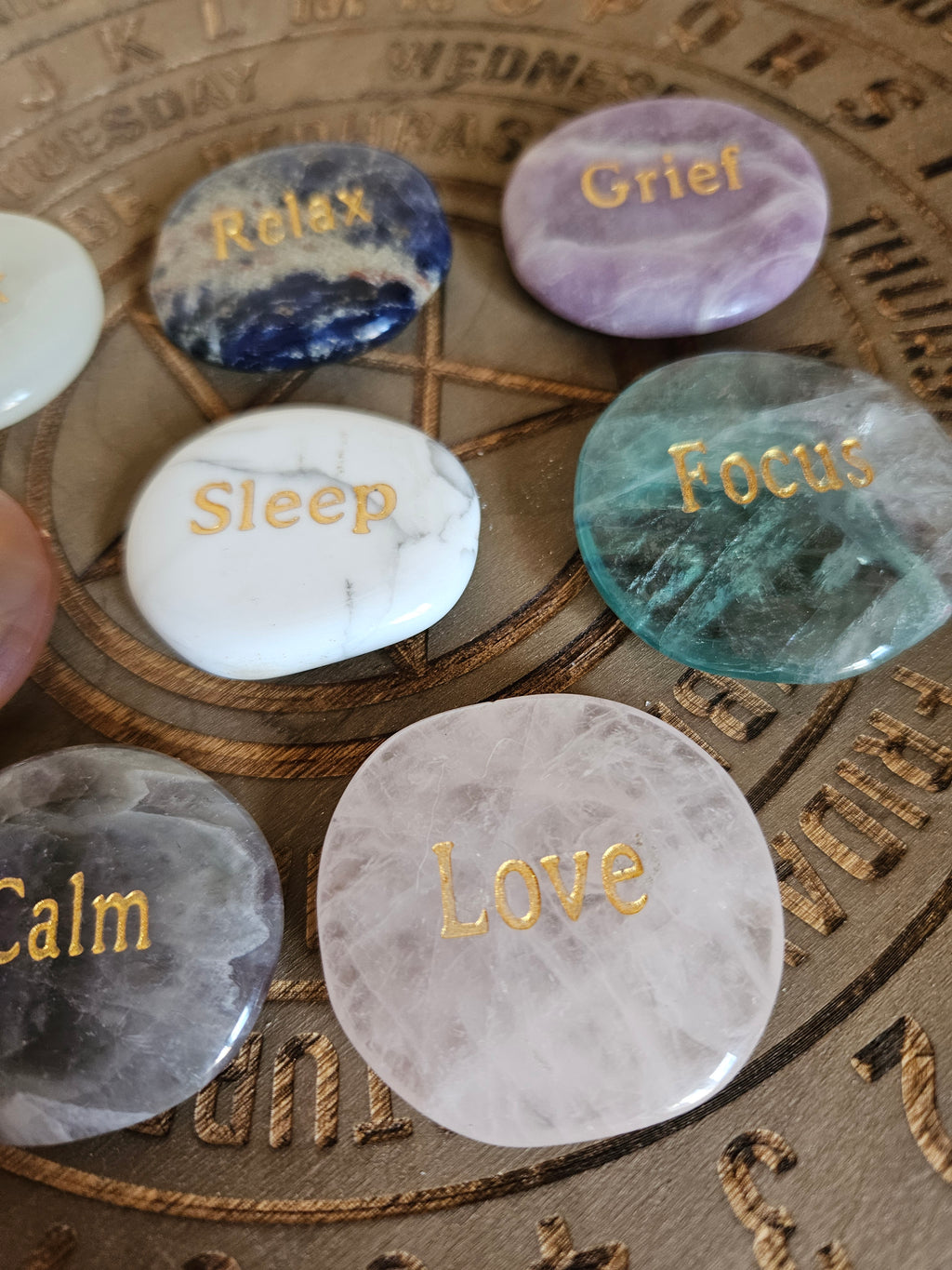 Intention Stones - Etched Smoothstones