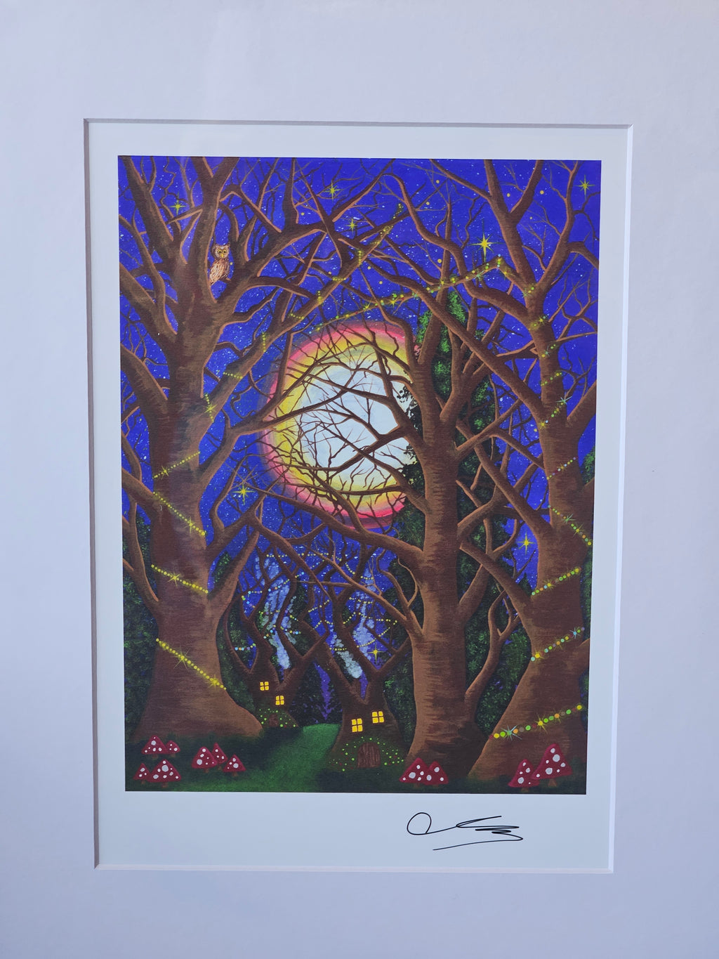 Midnight Magic Mounted Print