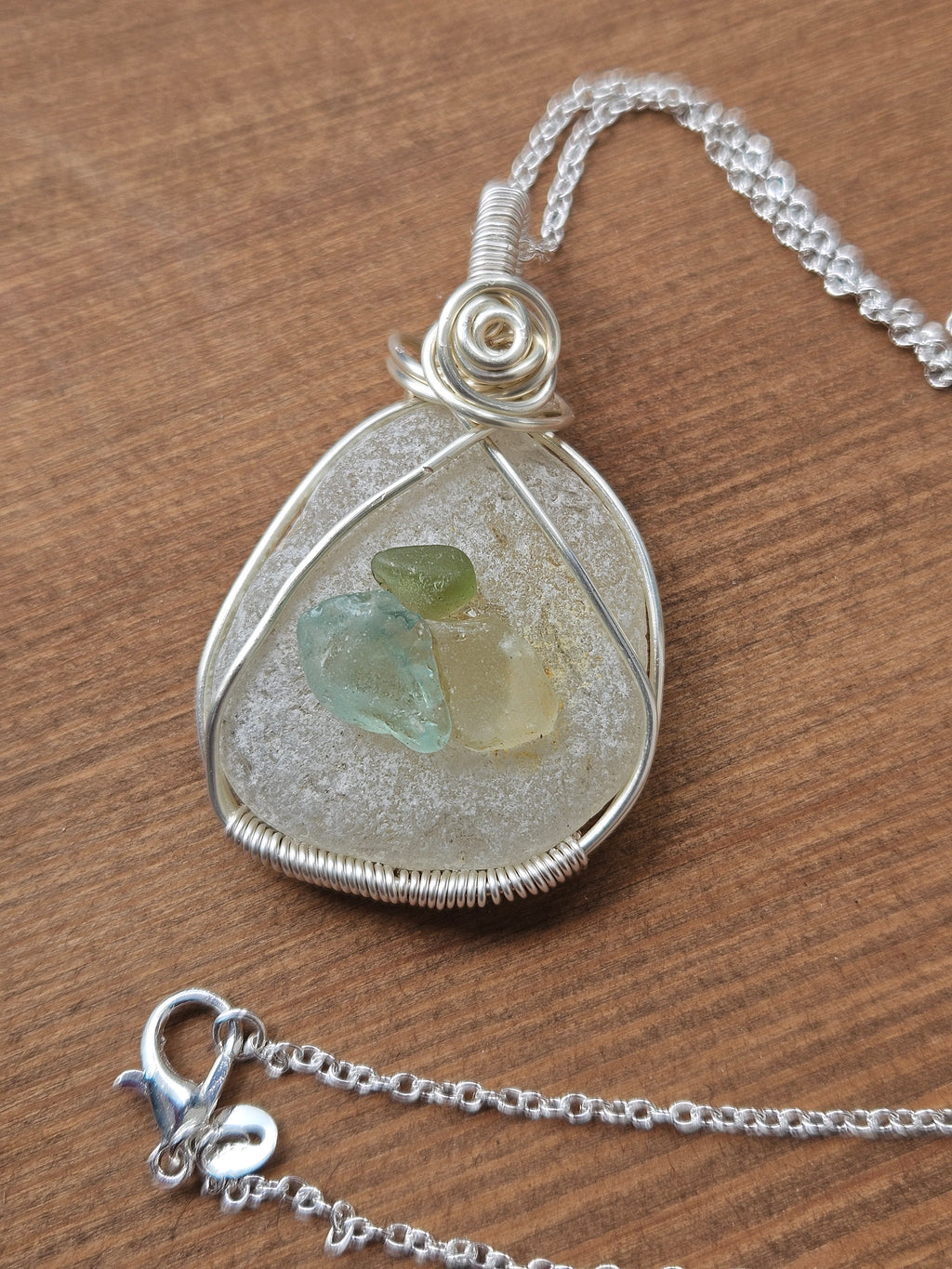Sea Glass Pendant Necklace