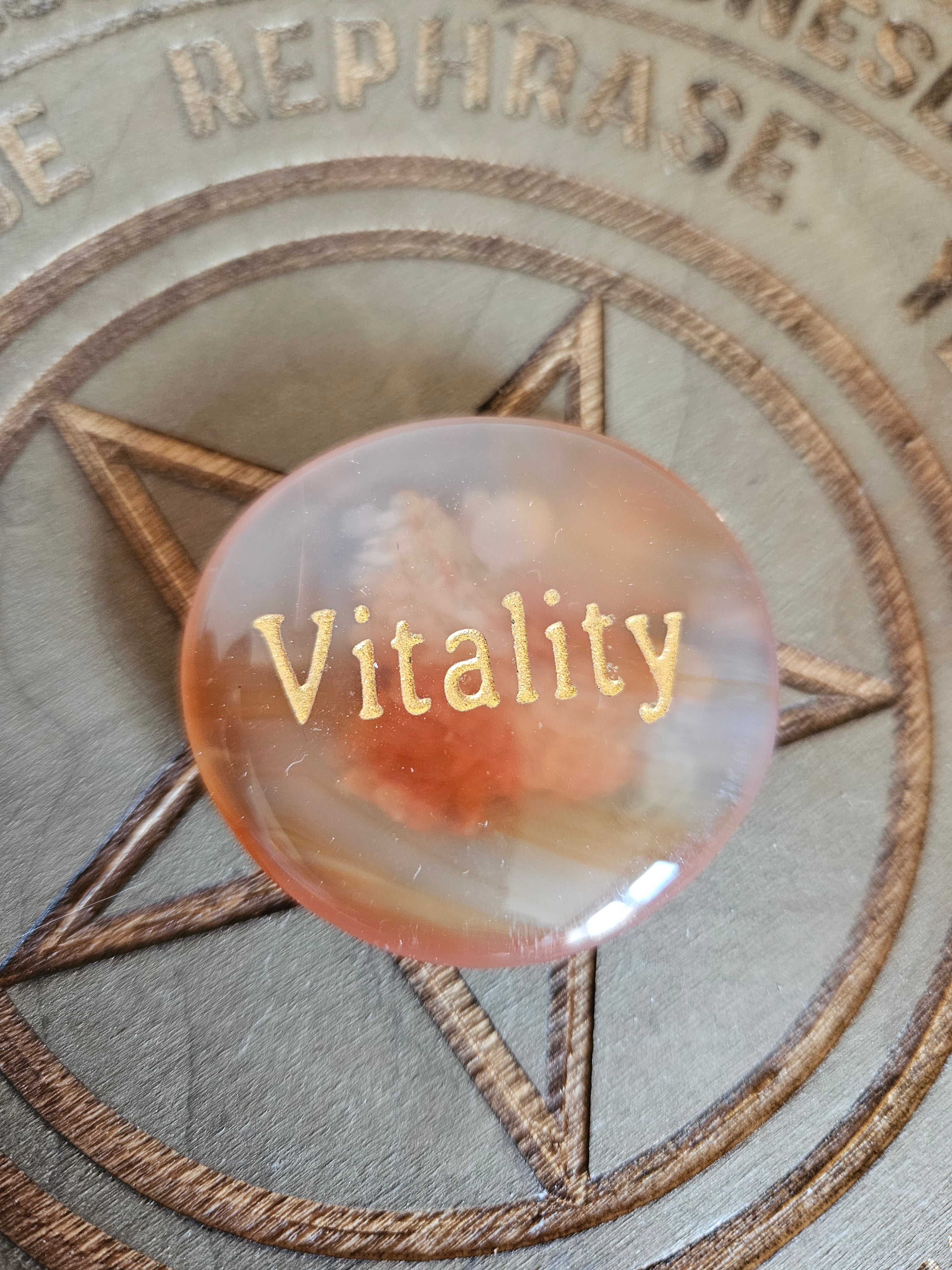 Intention Stones - Etched Smoothstones