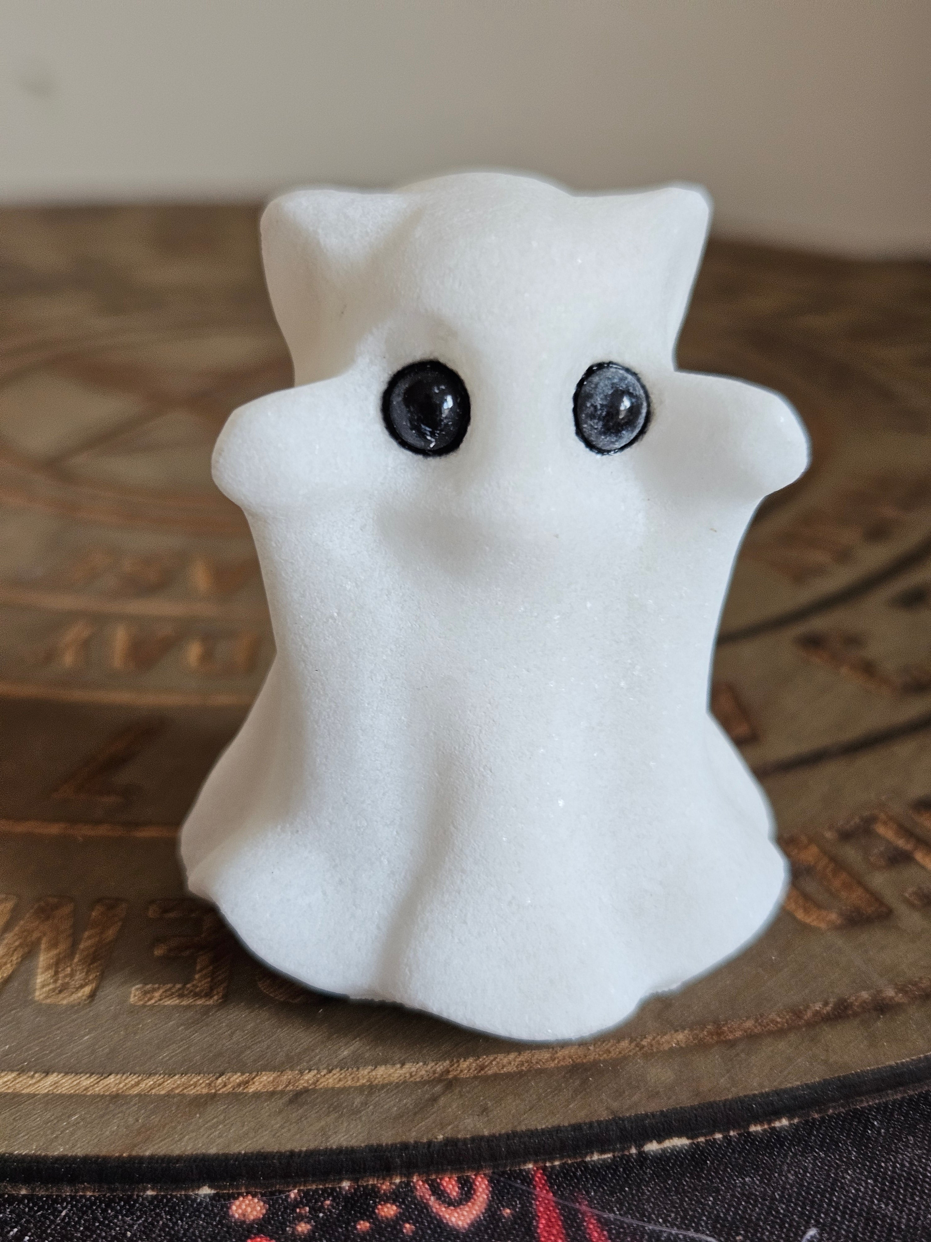 Snow Quartz Ghost Cat