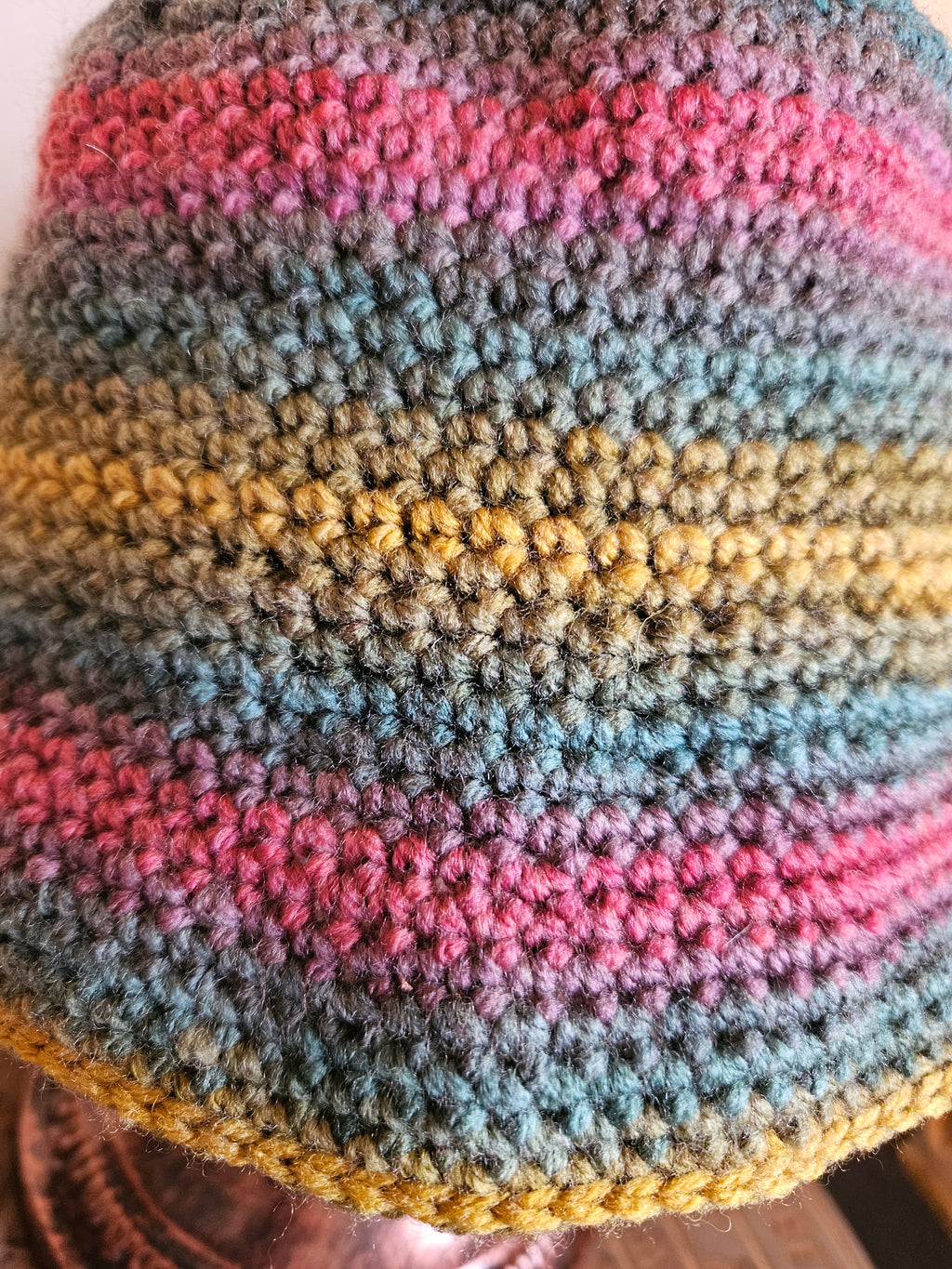 Close up of crochet