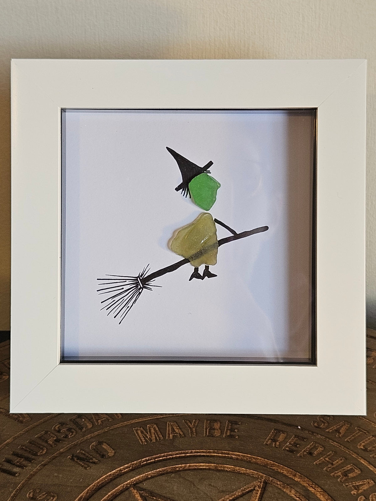 Sea Glass Art Pictures In Box Frame
