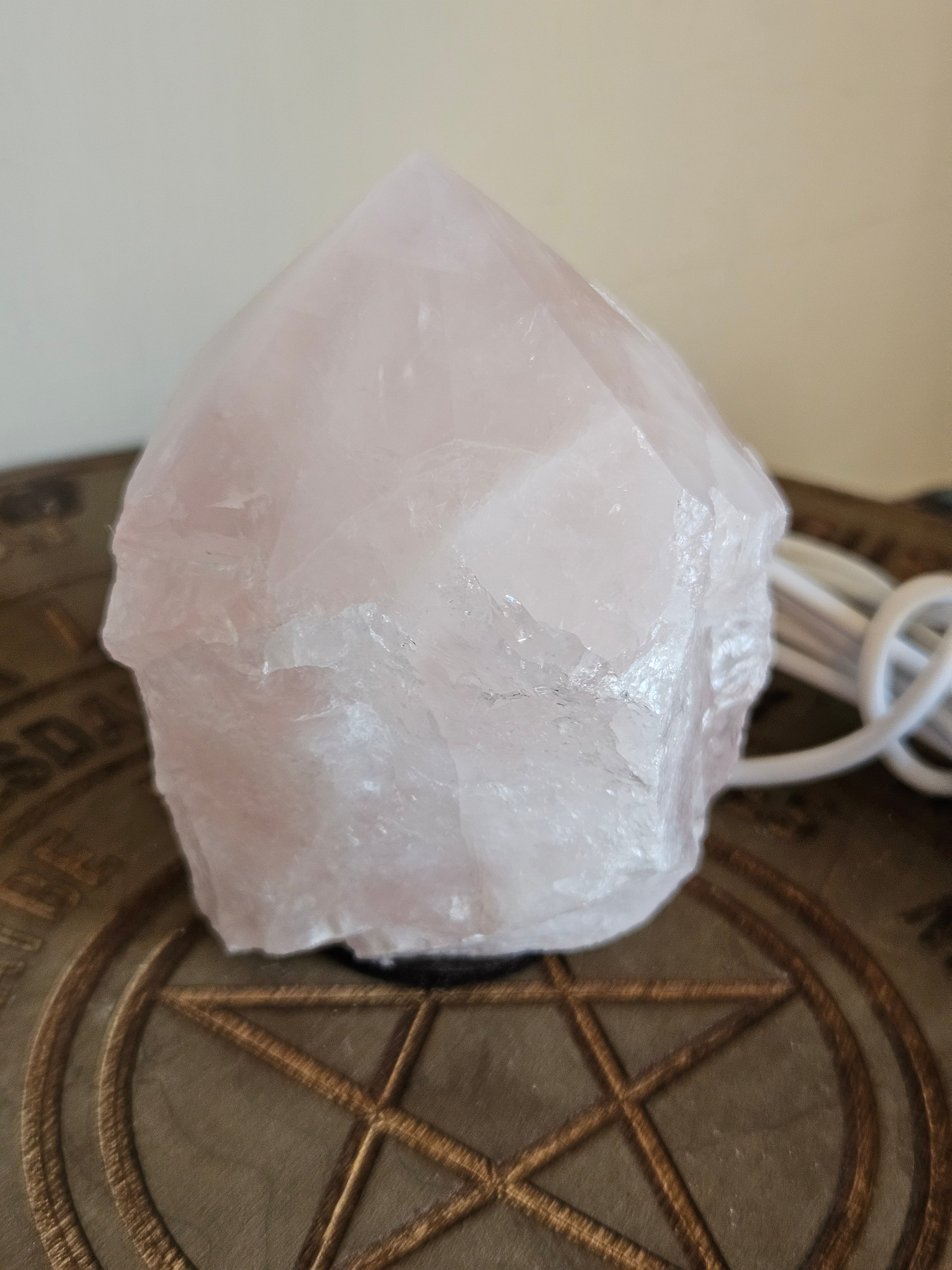 Mini Rose Quartz Lamp