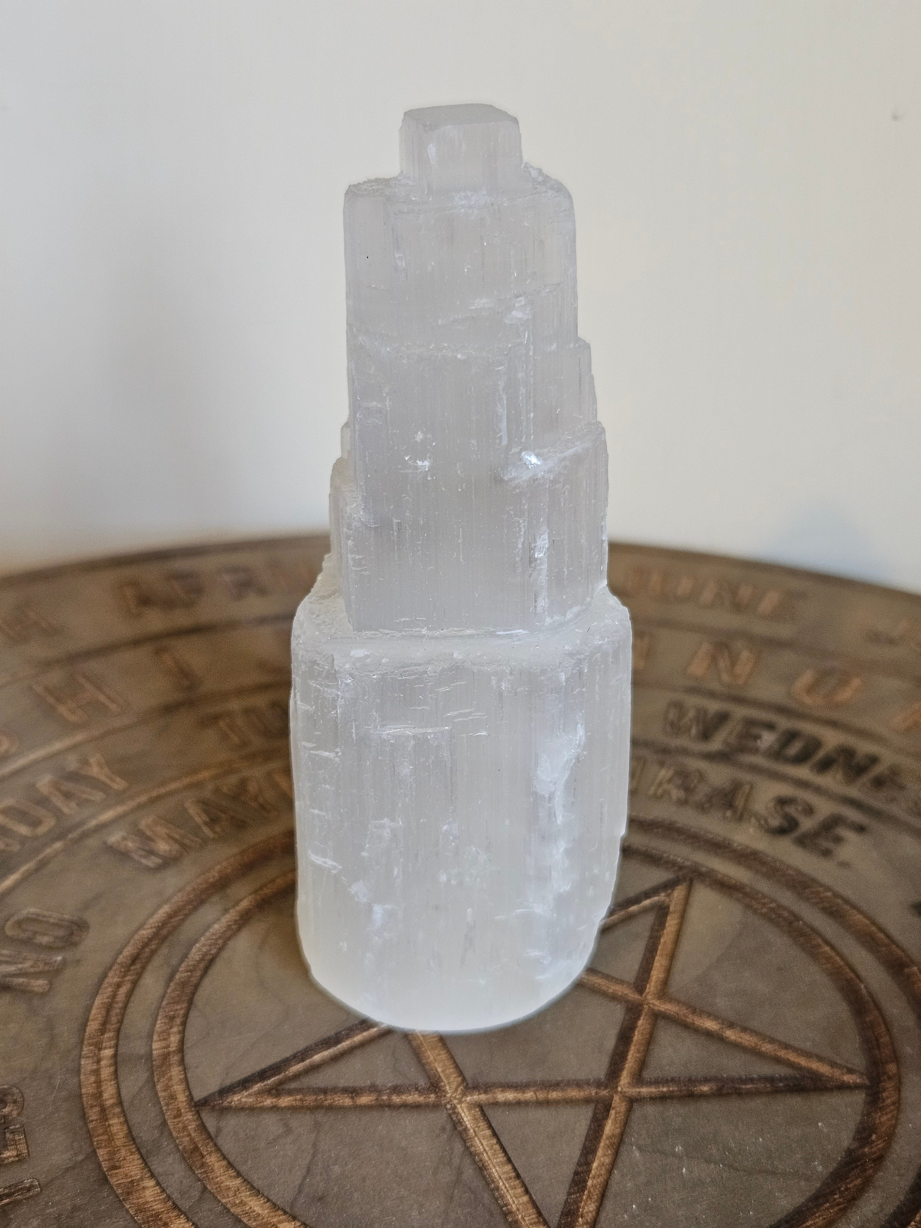 10cm Selenite Tower