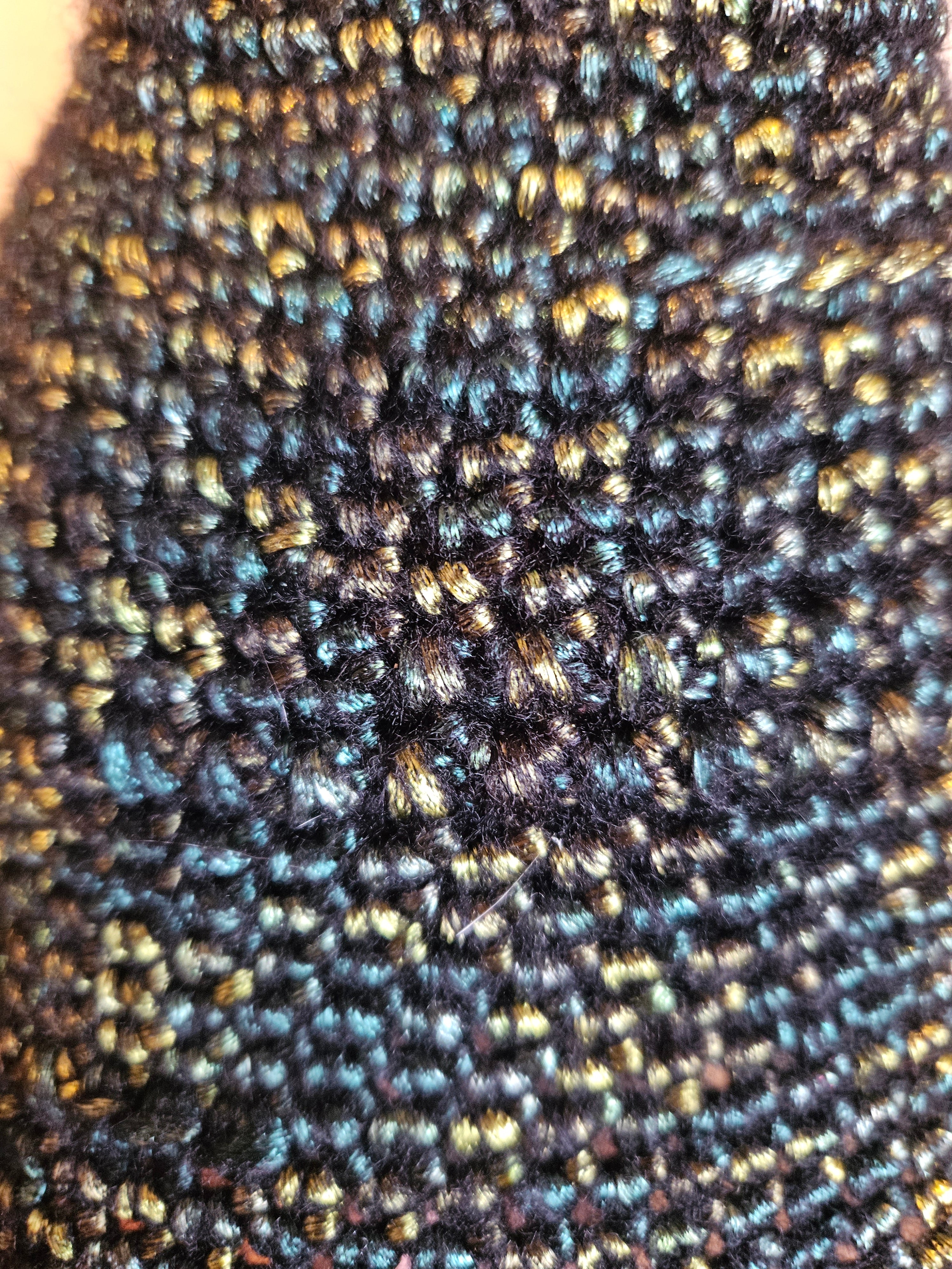 Close up of crochet
