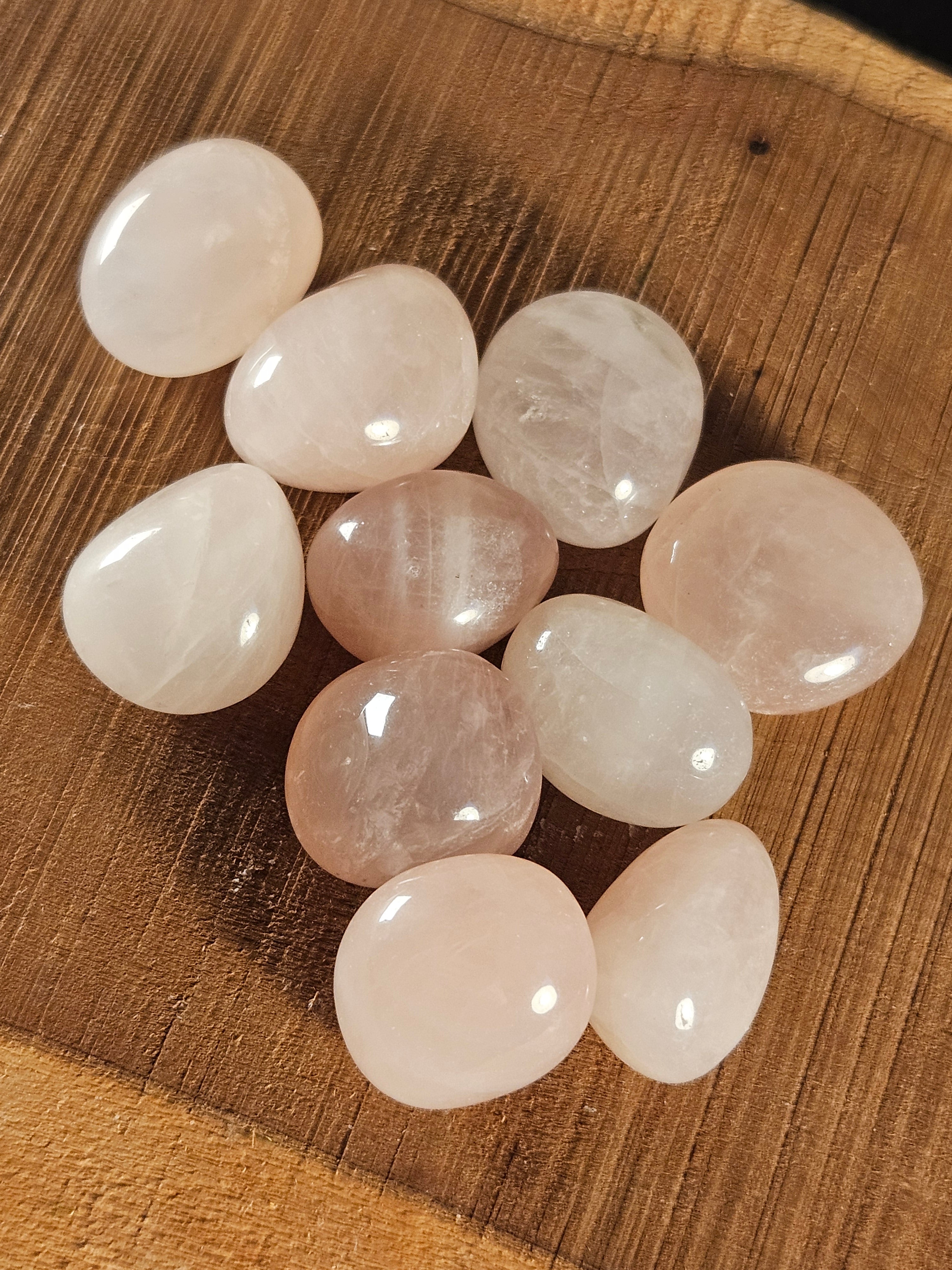 Rose Quartz tumble stones