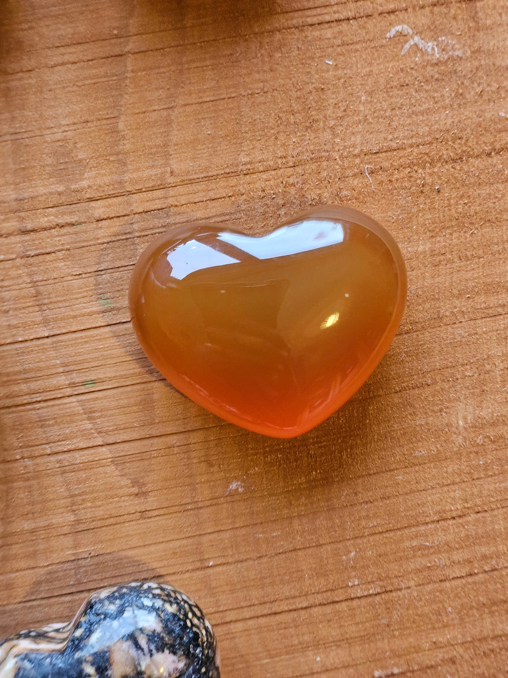 Carnelian heart