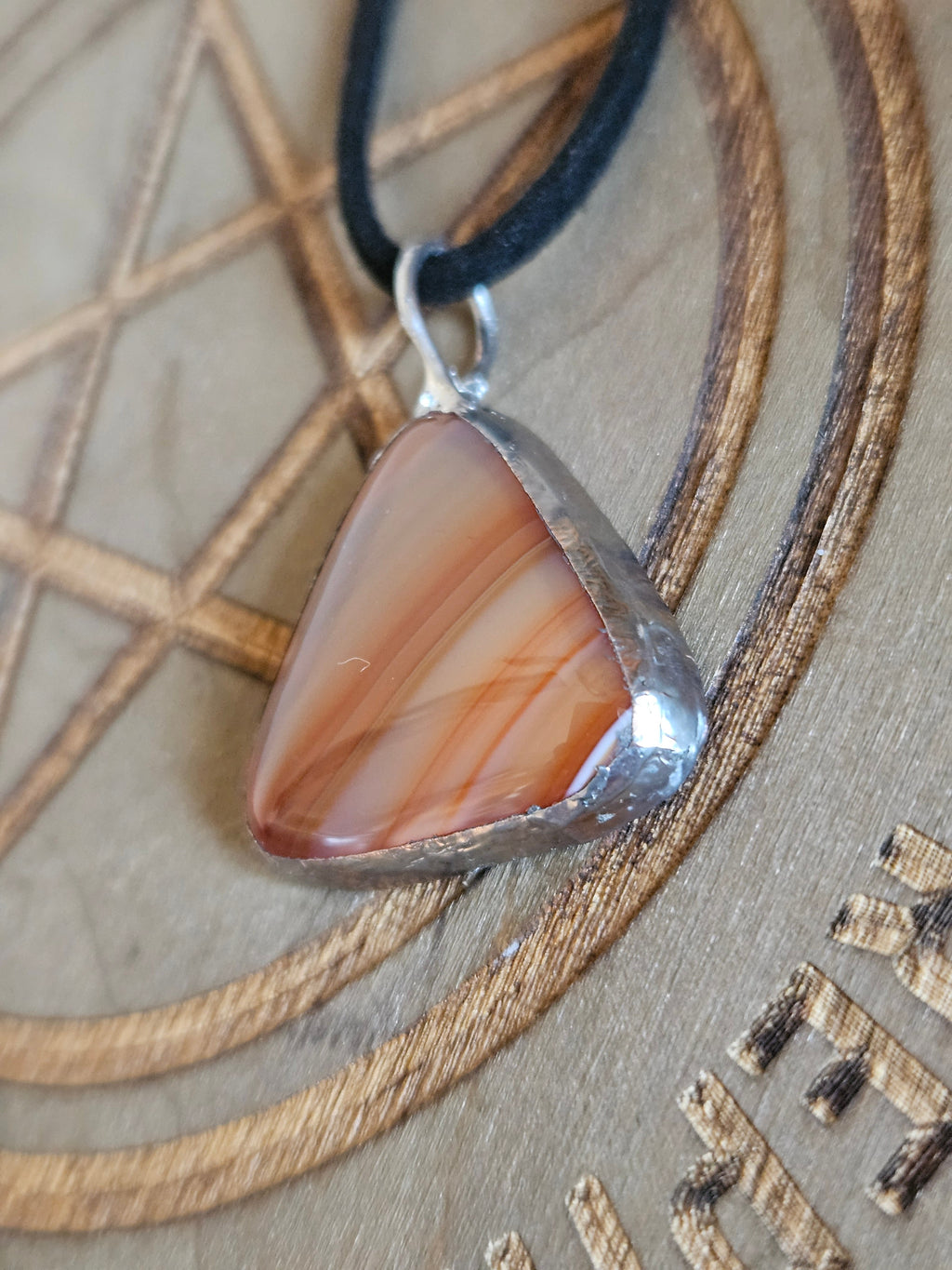 Simple Soldered Crystal Pendant Necklaces